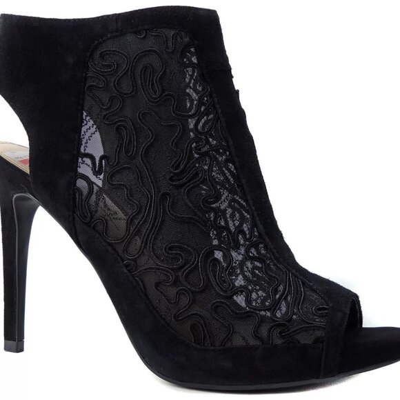 EUC Jessica Simpson Nynette Heeled Zip Booties Size 10 - Picture 1 of 10